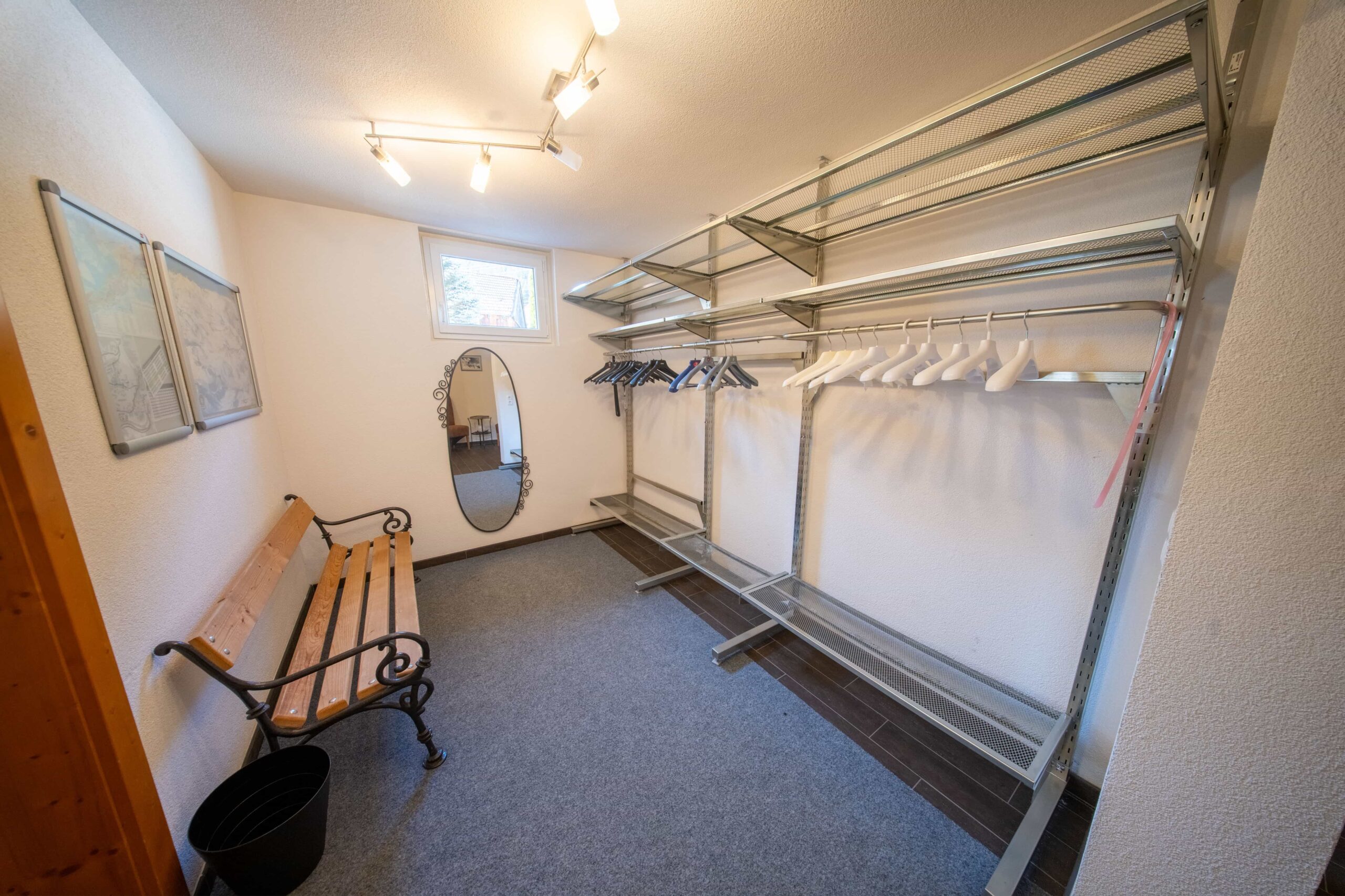 Wardrobe in the chalet in St. Anton am Arlberg