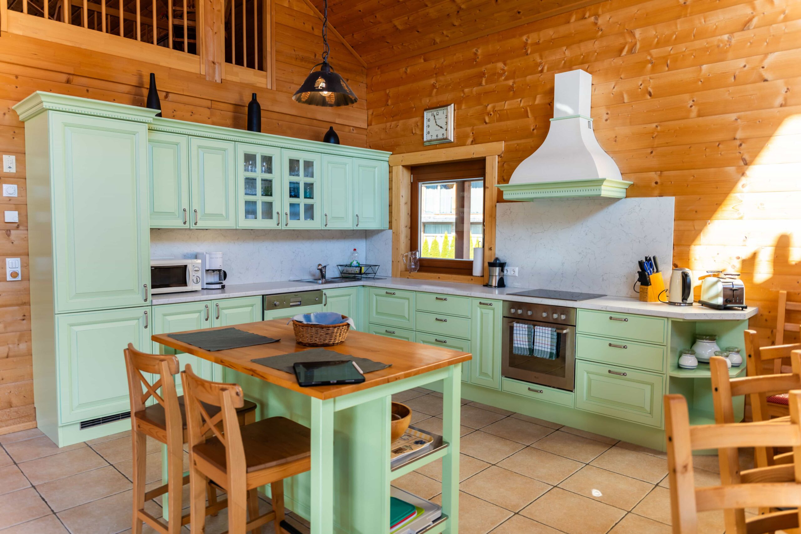 Kitchen in the Arlberg Kandahar Lodge in St. Anton